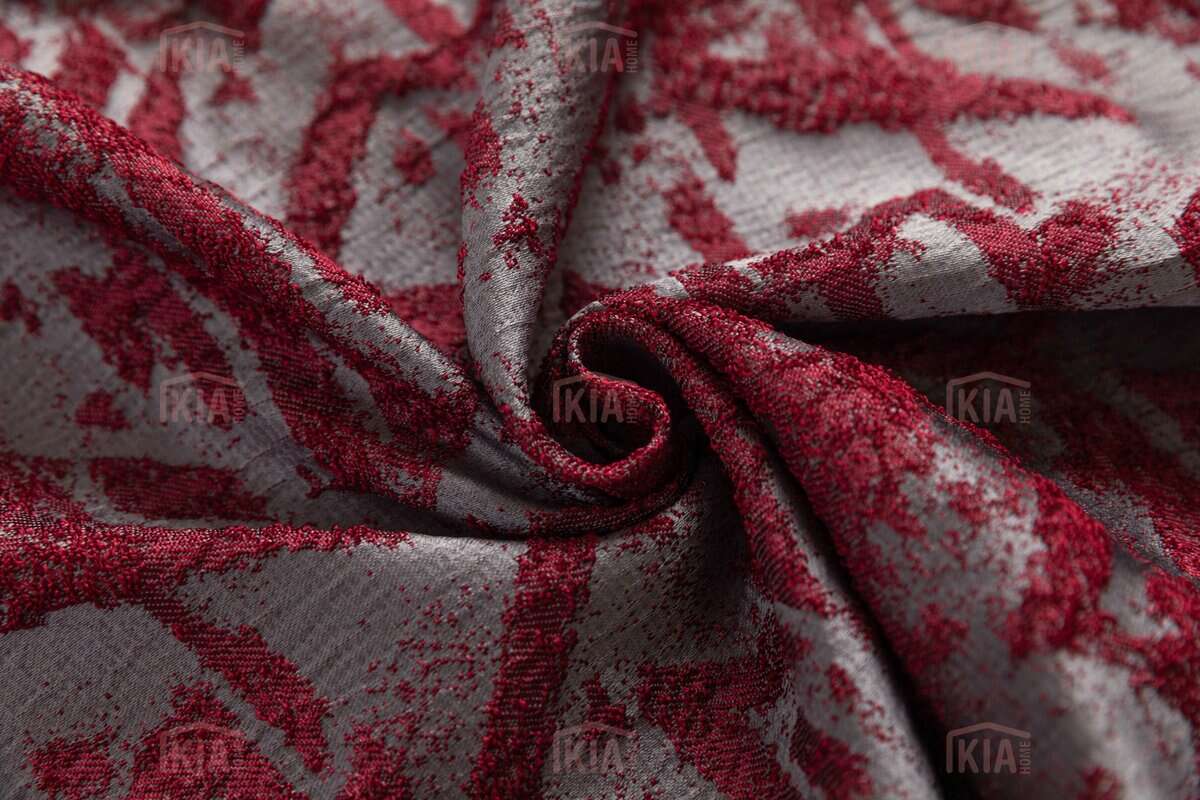 6025 Μπορντό- Με Τρέσα – 270Χ285CM 6025 Μπορντό- Με Τρέσα – 270Χ285CM - Image 2