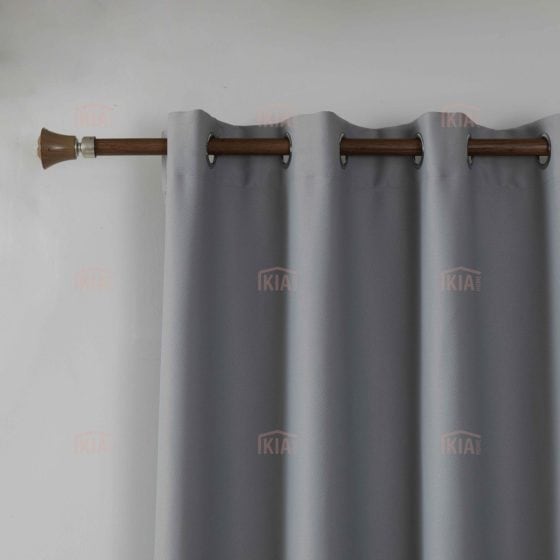 AD9027 Σκούρο Γκρι - 90%BLACKOUT – Με Κρίκο – 140Χ265CM - Image 3