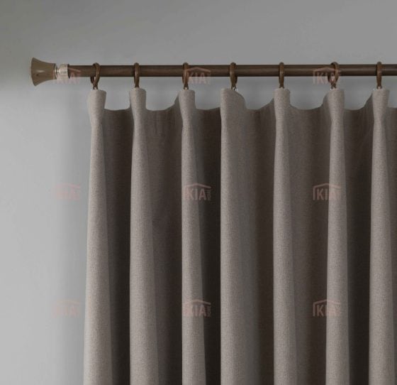 6010 Mπεζ|Καφέ- 100%BLACKOUT – Με Τρέσα -270X270CM - Image 3