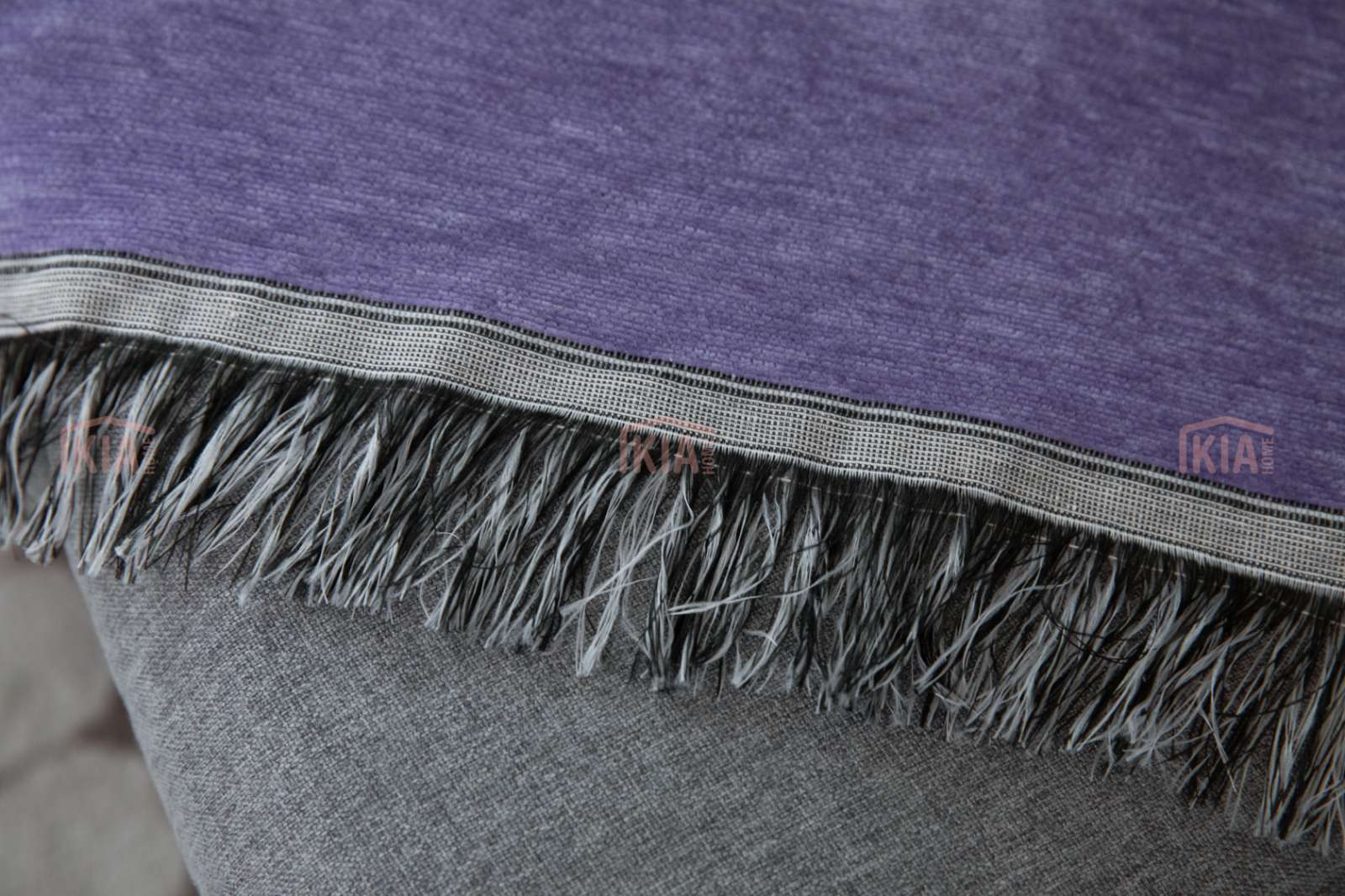 Ριχτάρι Chenille Με Κρόσια-180Χ320CM Τετραθέσιο-Μωβ ΡΙΧΤΑΡΙΑ
