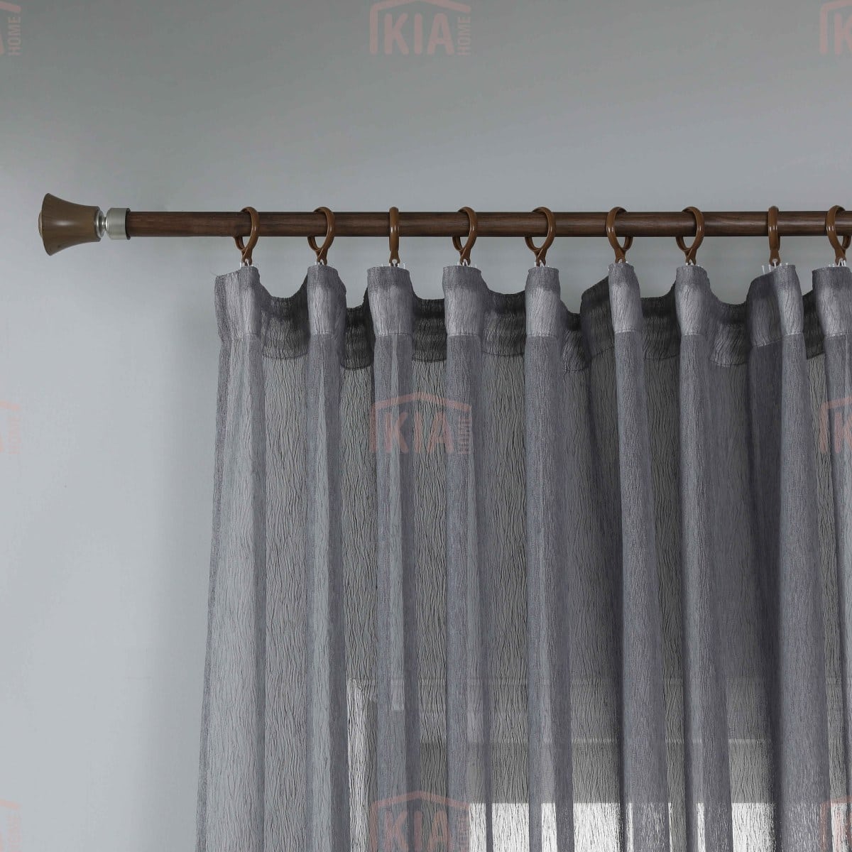 6037 Γκρι -Με Τρέσα -270X295CM 6037 Γκρι -Με Τρέσα -270X295CM - Image 2