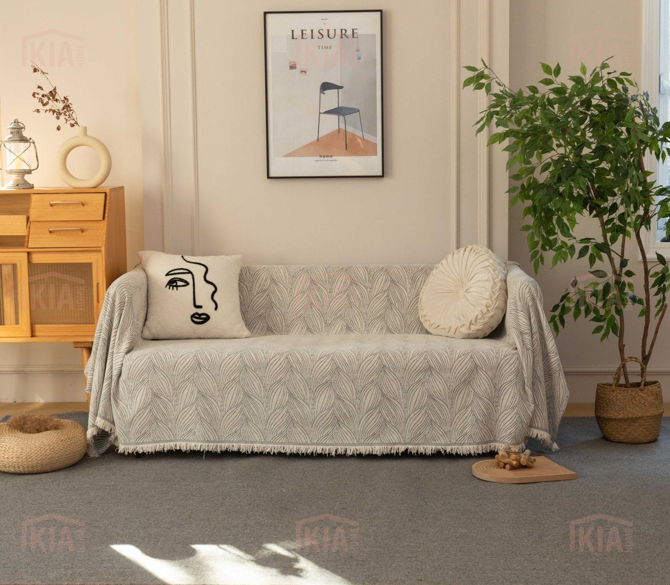 Ριχτάρι Chenille Με Κρόσια C1-1 ΡΙΧΤΑΡΙΑ
