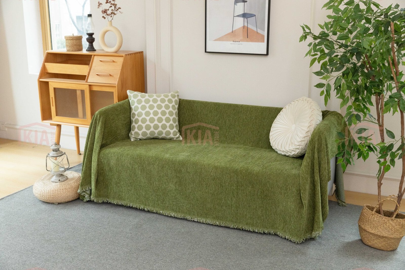 Ριχτάρι Chenille Με Κρόσια C10-5 Ριχτάρι Chenille Με Κρόσια C10-5 - Image 2