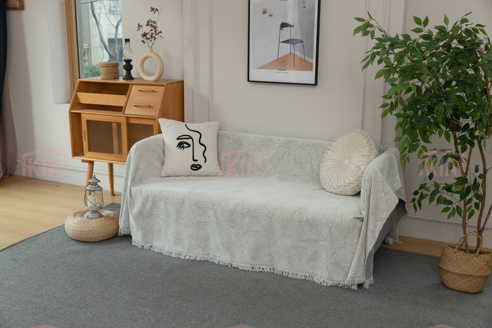 Ριχτάρι Chenille Με Κρόσια C11-1 Ριχτάρι Chenille Με Κρόσια C11-1 - Image 2