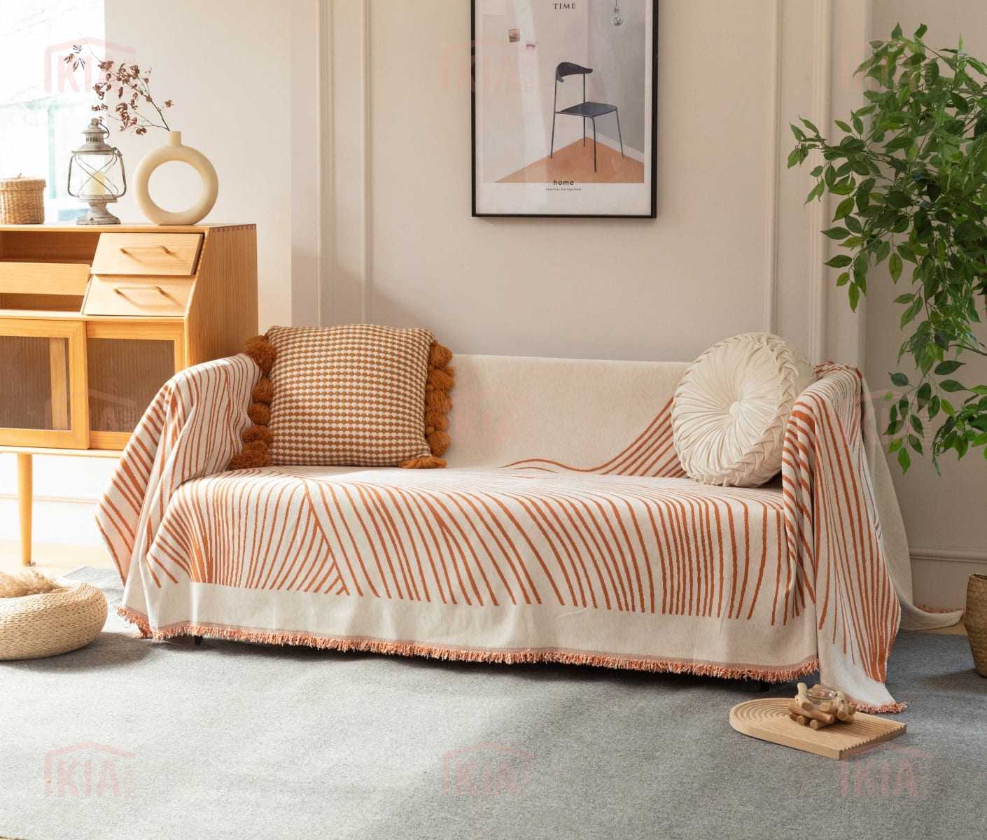 Ριχτάρι Chenille Με Κρόσια C3-3 Ριχτάρι Chenille Με Κρόσια C3-3 - Image 2