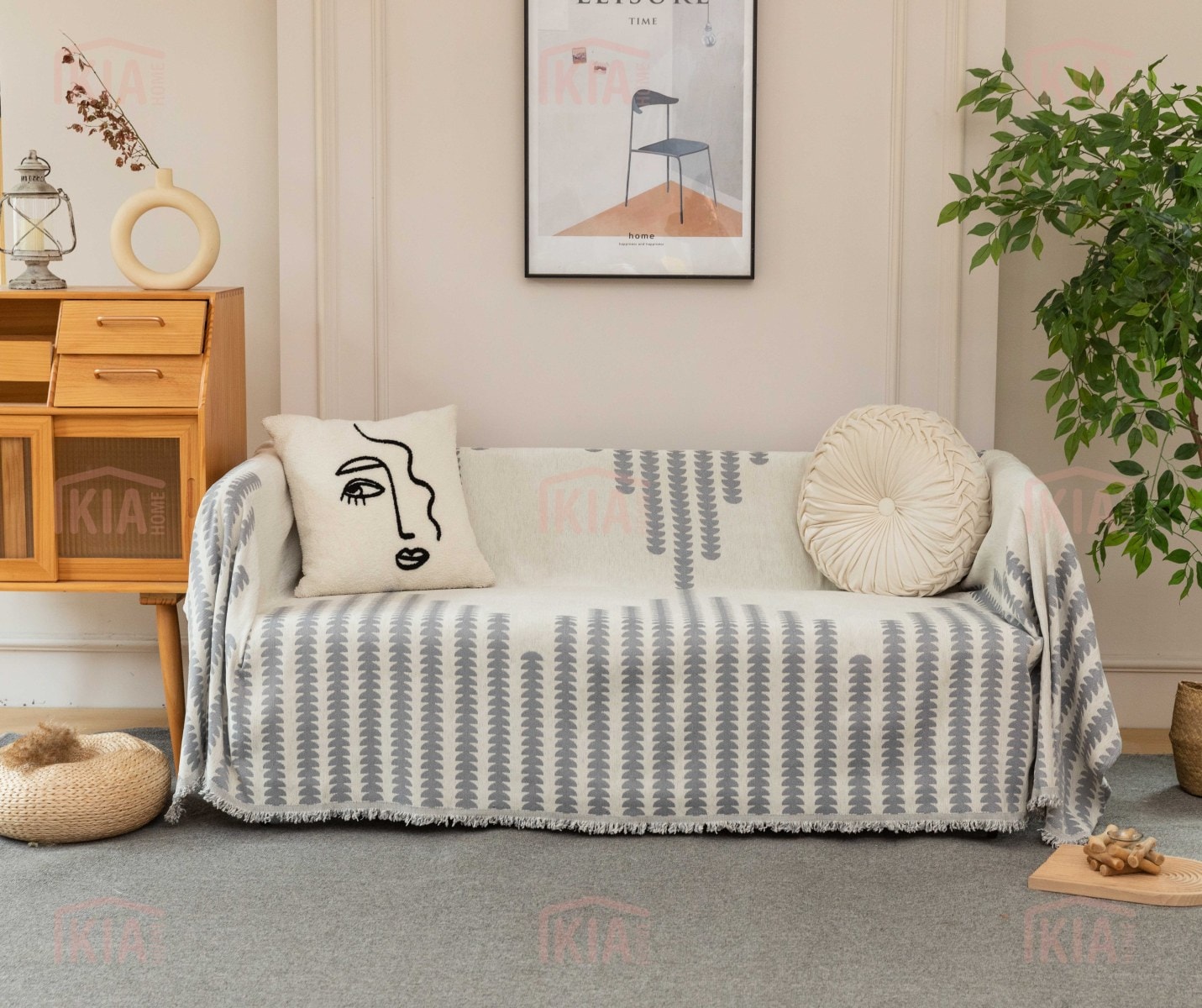 Ριχτάρι Chenille Με Κρόσια C4-11 Ριχτάρι Chenille Με Κρόσια C4-11 - Image 2