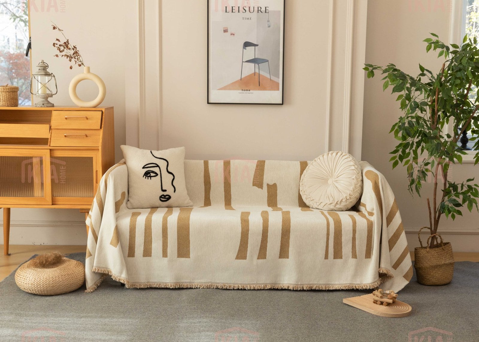 Ριχτάρι Chenille Με Κρόσια C5-4 Ριχτάρι Chenille Με Κρόσια C5-4 - Image 2