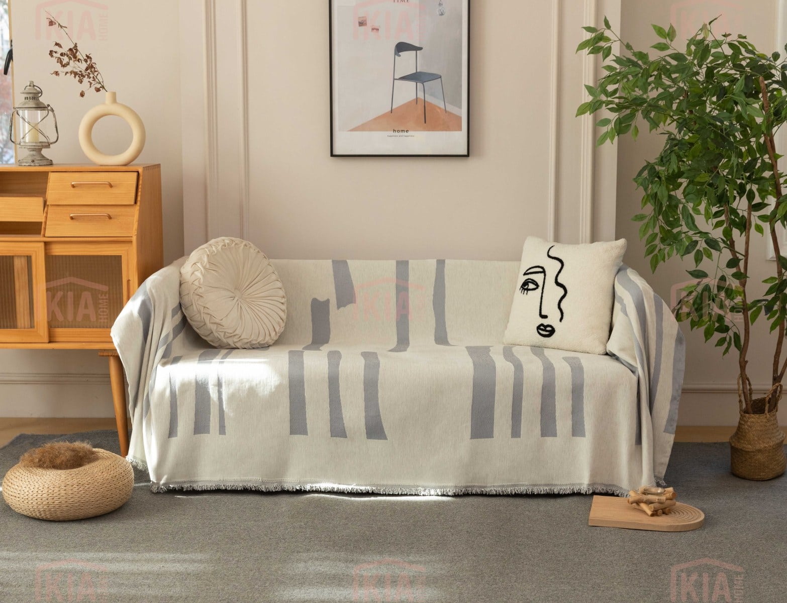 Ριχτάρι Chenille Με Κρόσια C5-11 Ριχτάρι Chenille Με Κρόσια C5-11 - Image 2