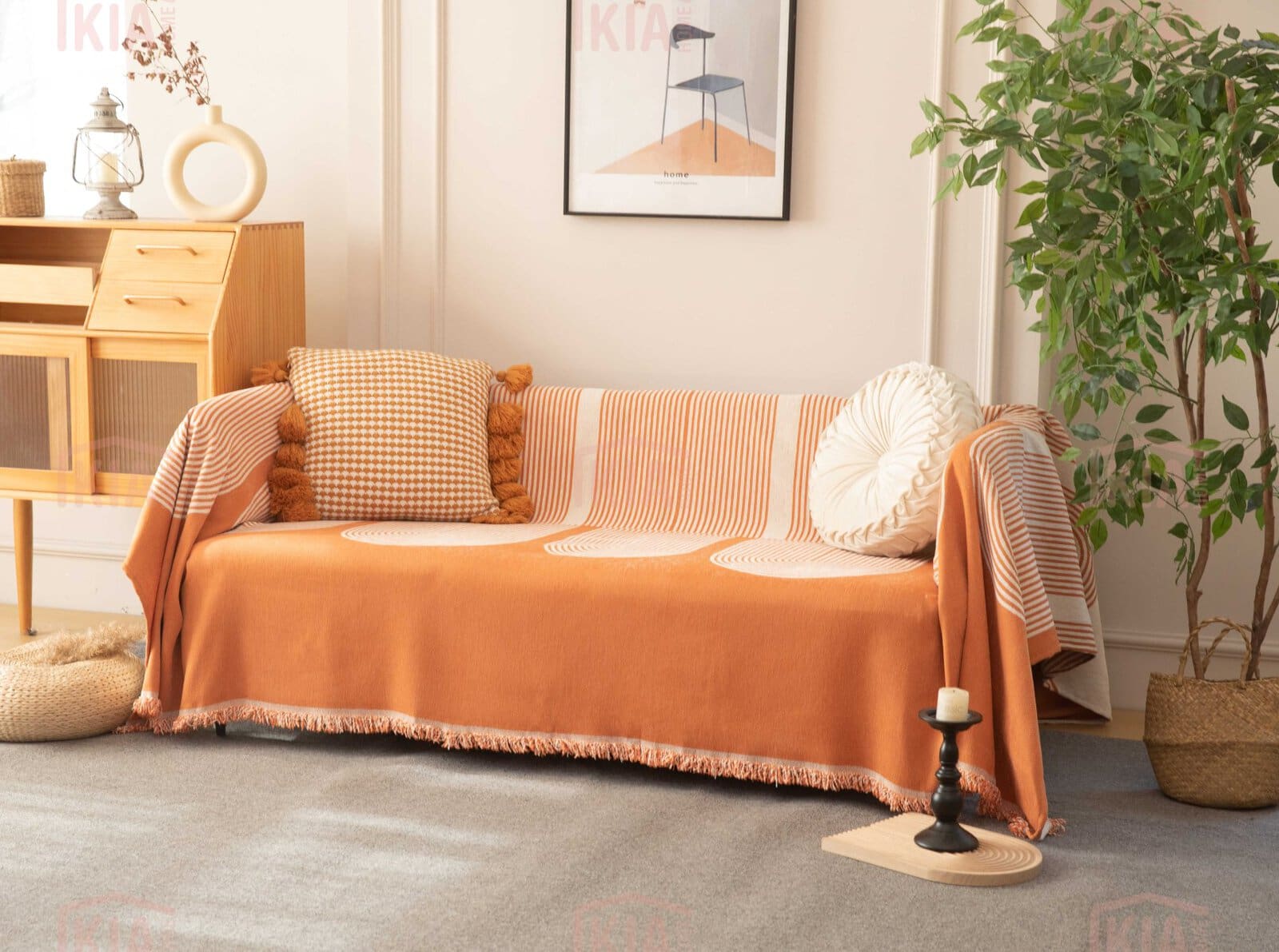 Ριχτάρι Chenille Με Κρόσια C6-3 Ριχτάρι Chenille Με Κρόσια C6-3 - Image 2