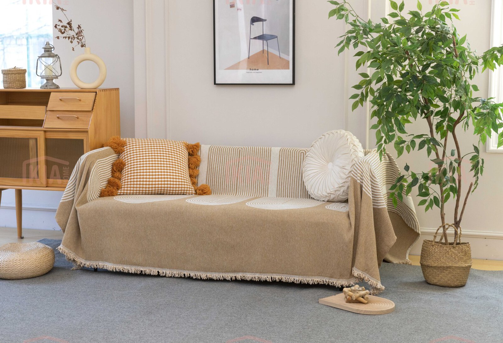 Ριχτάρι Chenille Με Κρόσια C6-1 Ριχτάρι Chenille Με Κρόσια C6-1 - Image 2