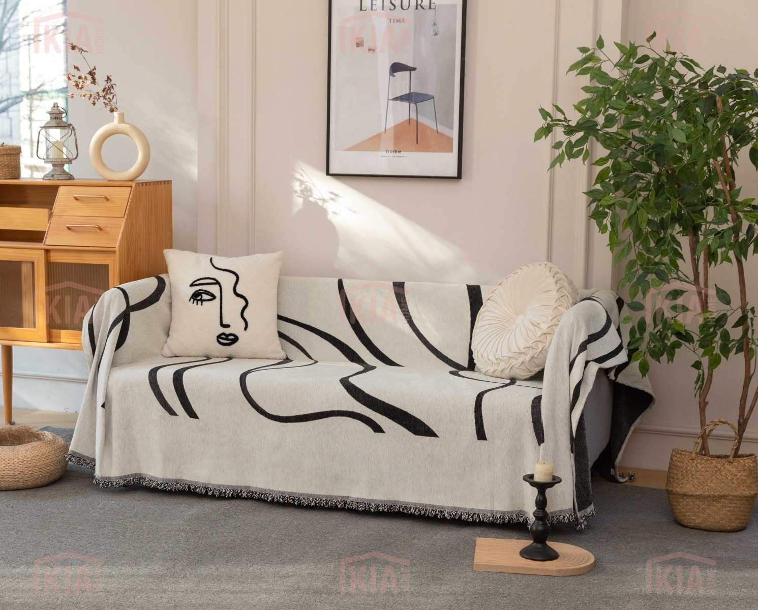 Ριχτάρι Chenille Με Κρόσια C8-12 Ριχτάρι Chenille Με Κρόσια C8-12 - Image 2