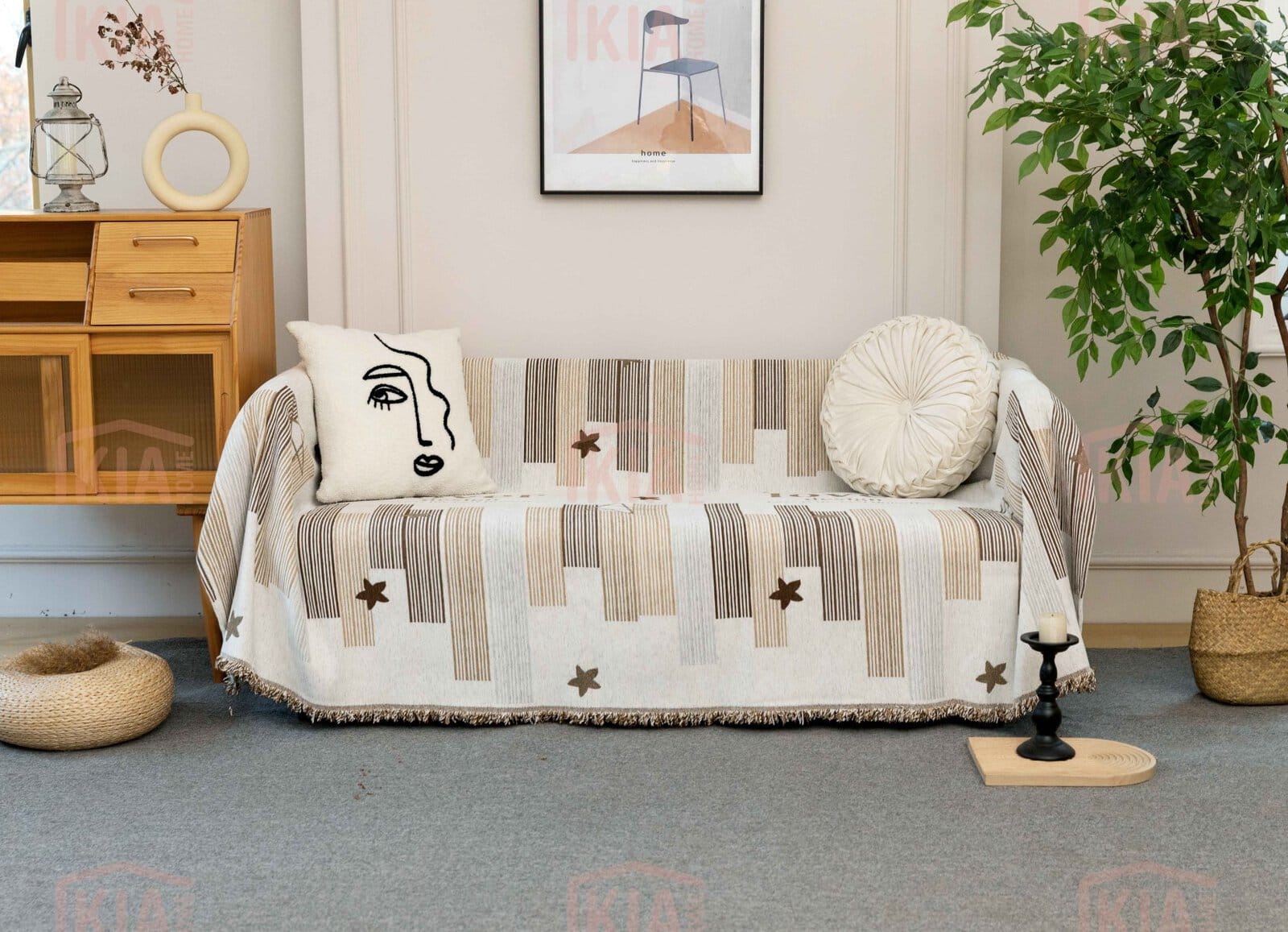 Ριχτάρι Chenille Με Κρόσια C9-4 ΡΙΧΤΑΡΙΑ