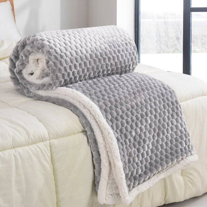 Κουβέρτα Sherpa 220Χ240cm Υπέρδιπλη Κουβέρτα Sherpa