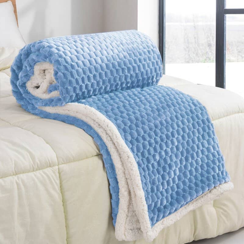 Κουβέρτα Sherpa 220Χ240cm Υπέρδιπλη Κουβέρτα Sherpa