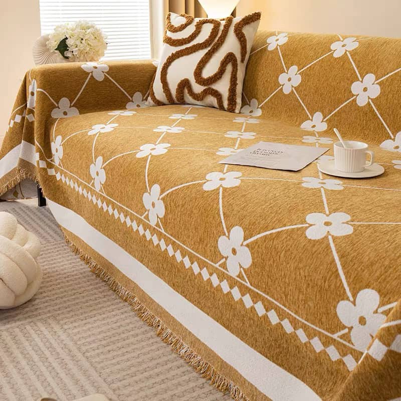 Ριχτάρι Chenille Με Κρόσια C50-4 ΡΙΧΤΑΡΙ CHENILLE
