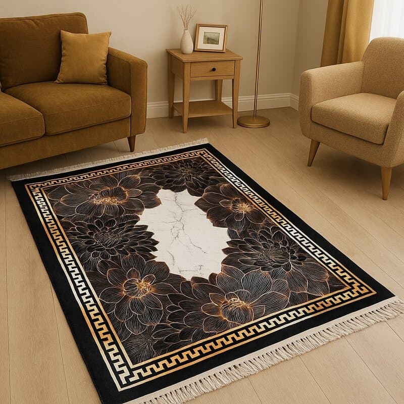 Χαλί all season 3D με κρόσια New collection 2025 κατασκευασμένο σε Flat ύψος Χαλί all season 3D με κρόσια New collection 2025 κατασκευασμένο σε Flat ύψος