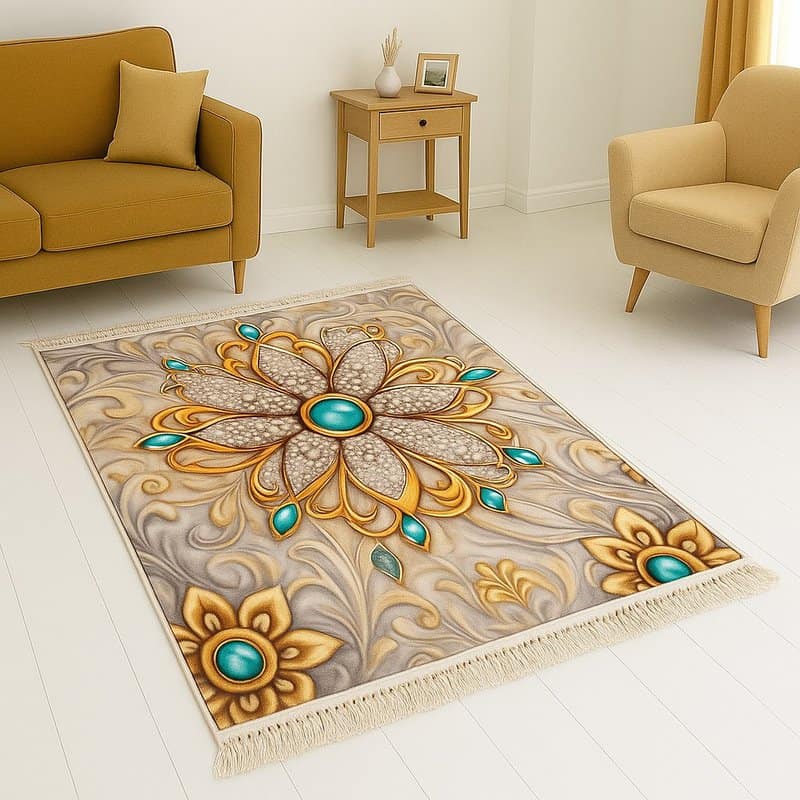 Χαλί all season 3D με κρόσια New collection 2025 κατασκευασμένο σε Flat ύψος Χαλί all season 3D με κρόσια New collection 2025 κατασκευασμένο σε Flat ύψος