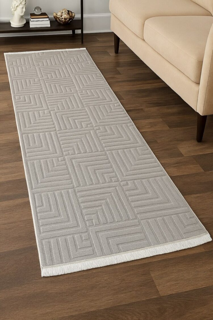 Διάδρομος Ανάγλυφος Power Loom 0,80Χ2,00cm  σε Μοντέρνα Σχέδια με Αντιολισθητική Βάση