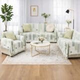 Ριχτάρι Chenille Με Κρόσια C3-5 Σετ Ριχτάρια 3τμχ Chenille Πολυθρόνα/ Διθέσιο / Τριθέσιο Με Κρόσια