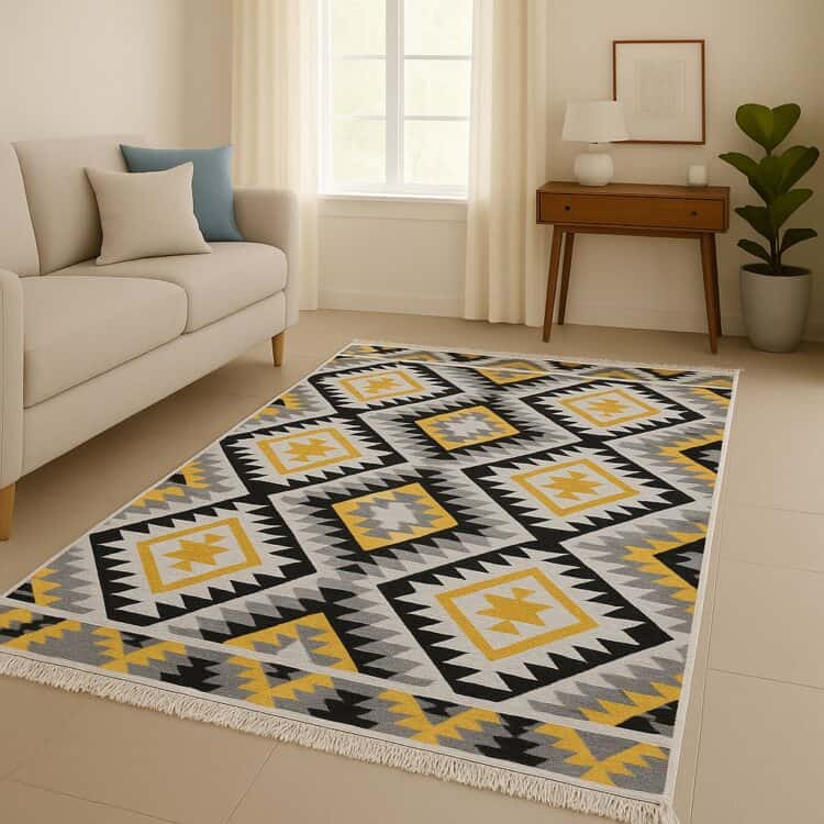 Χαλί Κιλίμι Χειροποίητο 120x180cm Διπλής όψεως Υφαντό