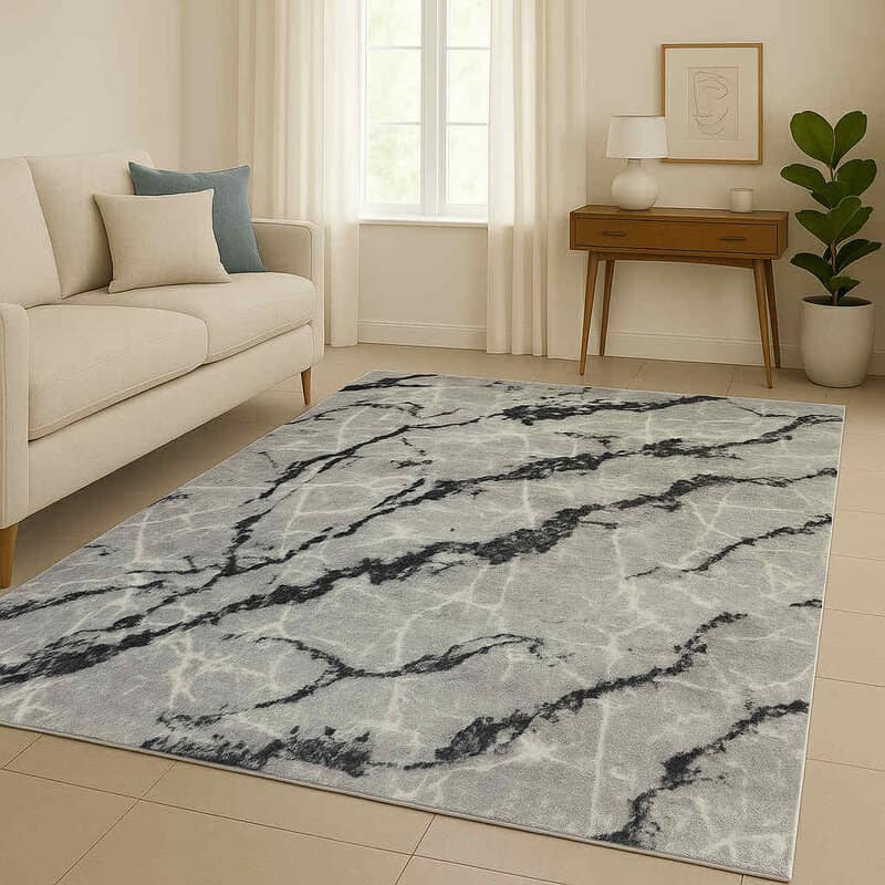 Χαλί Shaggy Rug Βελούδινης Υφής 200X270cm με Αντιολισθητική Βάση Γκρι Χαλί Shaggy Rug Βελούδινης Υφής 200X270cm με Αντιολισθητική Βάση Γκρι