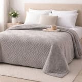 Κουβέρτα Ανάγλυφη Βελουτέ 220Χ240 Υπέρδιπλη