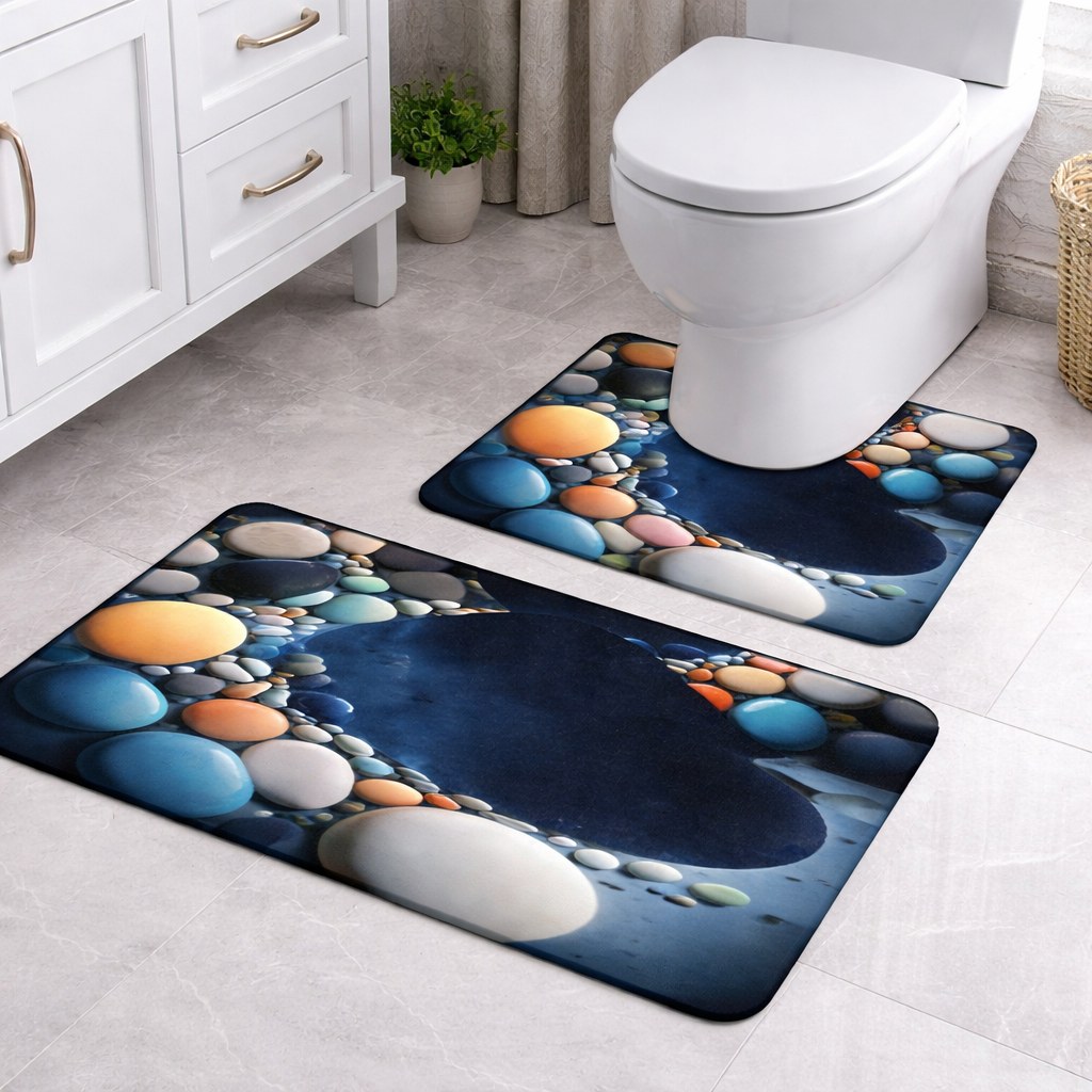Σετ Πατάκια Μπάνιου 3D new collection Αντιολισθητικά 2TMX Σετ Πατάκια Μπάνιου 3D new collection Αντιολισθητικά 2TMX
