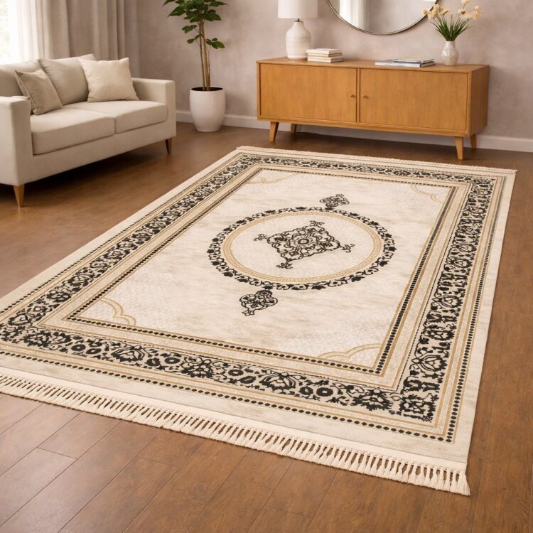 Χαλί all season 3D με κρόσια New collection κατασκευασμένο σε Flat ύψος