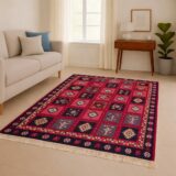 Χαλί all season 3D με κρόσια New collection κατασκευασμένο σε Flat ύψος Χαλί Κιλίμι Χειροποίητο 160χ250cm Διπλής όψεως Υφαντό