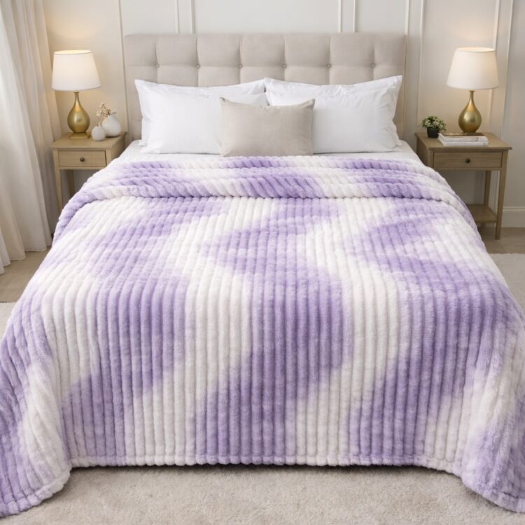 Κουβέρτα Δίχρωμη 220X240cm Υπερδιπλη fleece ριγέ Κουβέρτα Δίχρωμη 220X240cm Υπερδιπλη fleece ριγέ