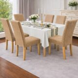 Σετ Υπέρδιπλο Κουβερλί Με Μαξιλαροθήκη – Ροζ Καλύμματα Καρέκλας 6ΤΜΧ με Ανάγλυφο Σχέδιο Ελαστικά & Premium Εφαρμογή