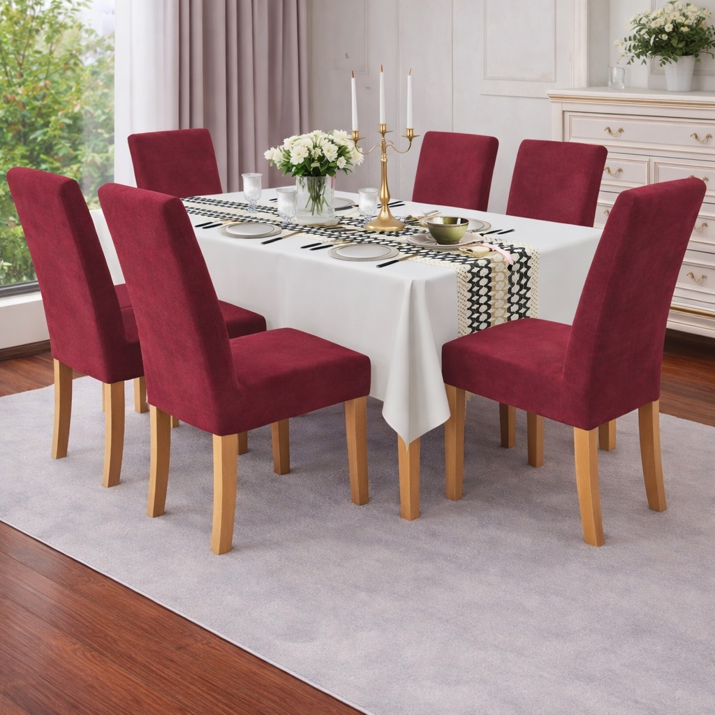 Ελαστικά Καλύμματα Καρέκλας 6ΤΜΧ Universal Εφαρμογή, Premium Ύφασμα Ελαστικά Καλύμματα Καρέκλας 6ΤΜΧ Universal Εφαρμογή, Premium Ύφασμα