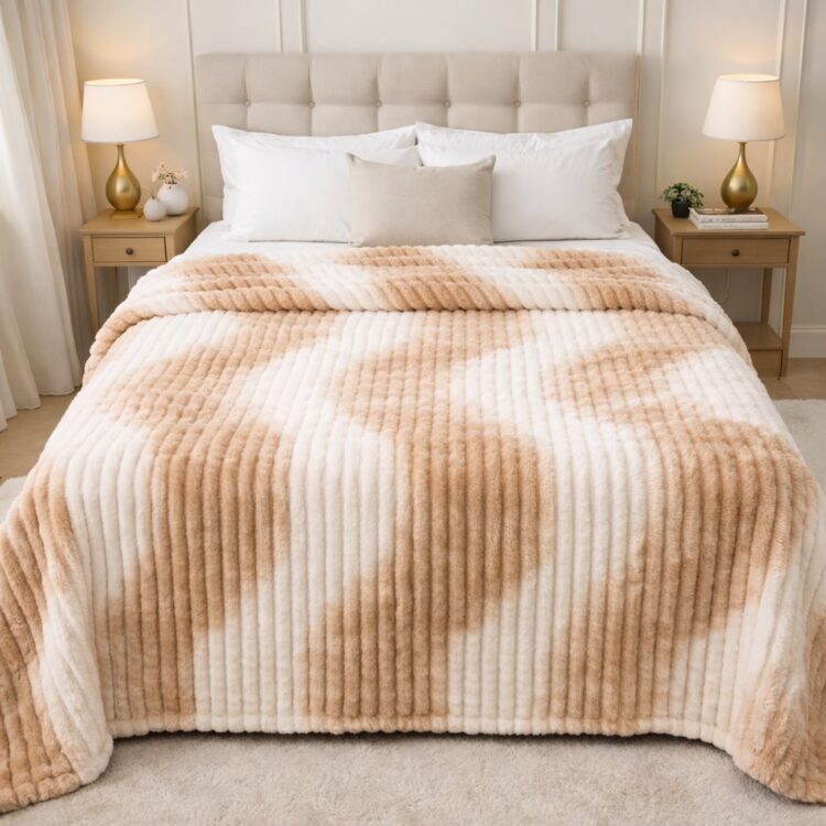 Κουβέρτα Δίχρωμη 220X240cm Υπερδιπλη fleece ριγέ Κουβέρτα Δίχρωμη 220X240cm Υπερδιπλη fleece ριγέ