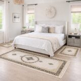 Σετ Κρεβατοκάμαρας 3ΤΜΧ  4εποχών Σε Μοντέρνα Σχέδια με Αντιολισθητική Βάση